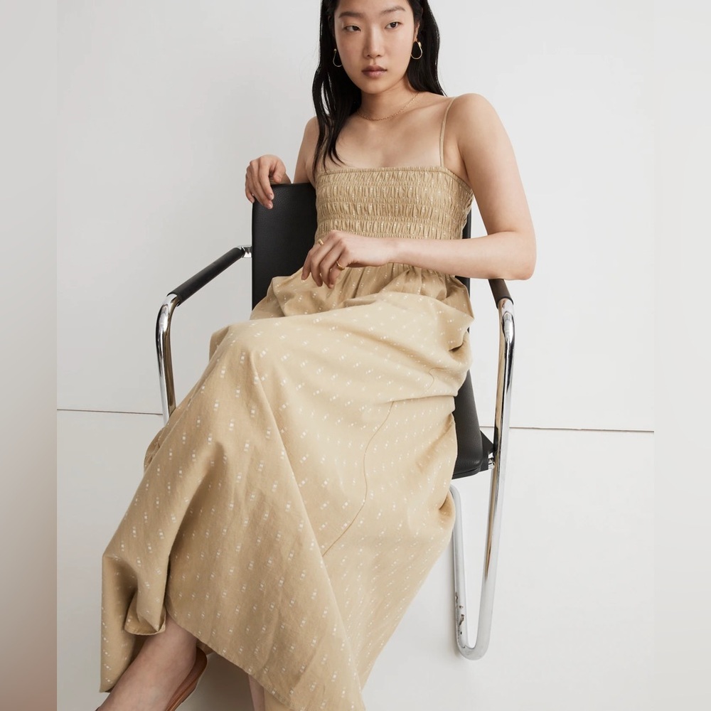 Madewell Theo Sleeveless Midi Dress